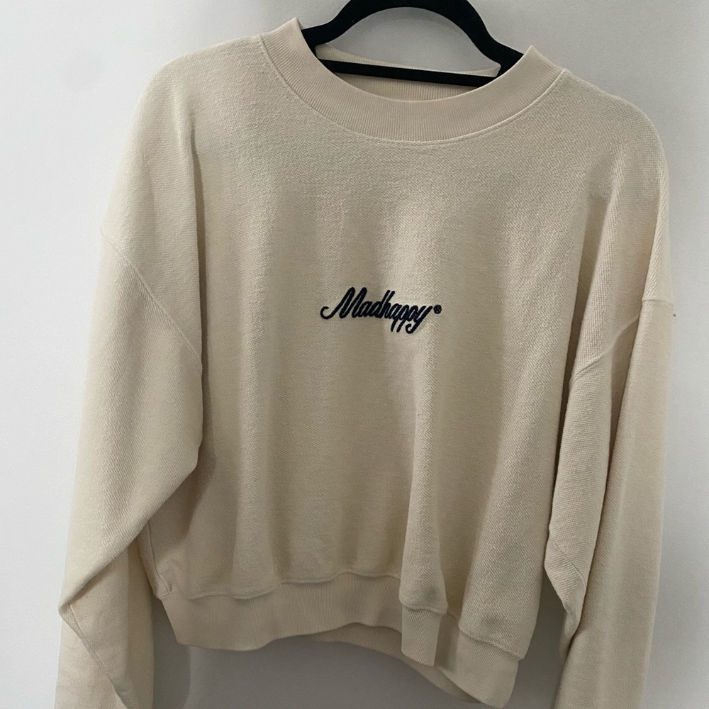 MADHAPPY Cropped Crewneck